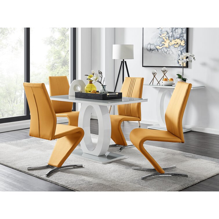 Wayfair mustard deals chair